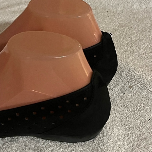 Gabor Hovercraft Black Suede Flats Shoes Sz 7 - Picture 8 of 12